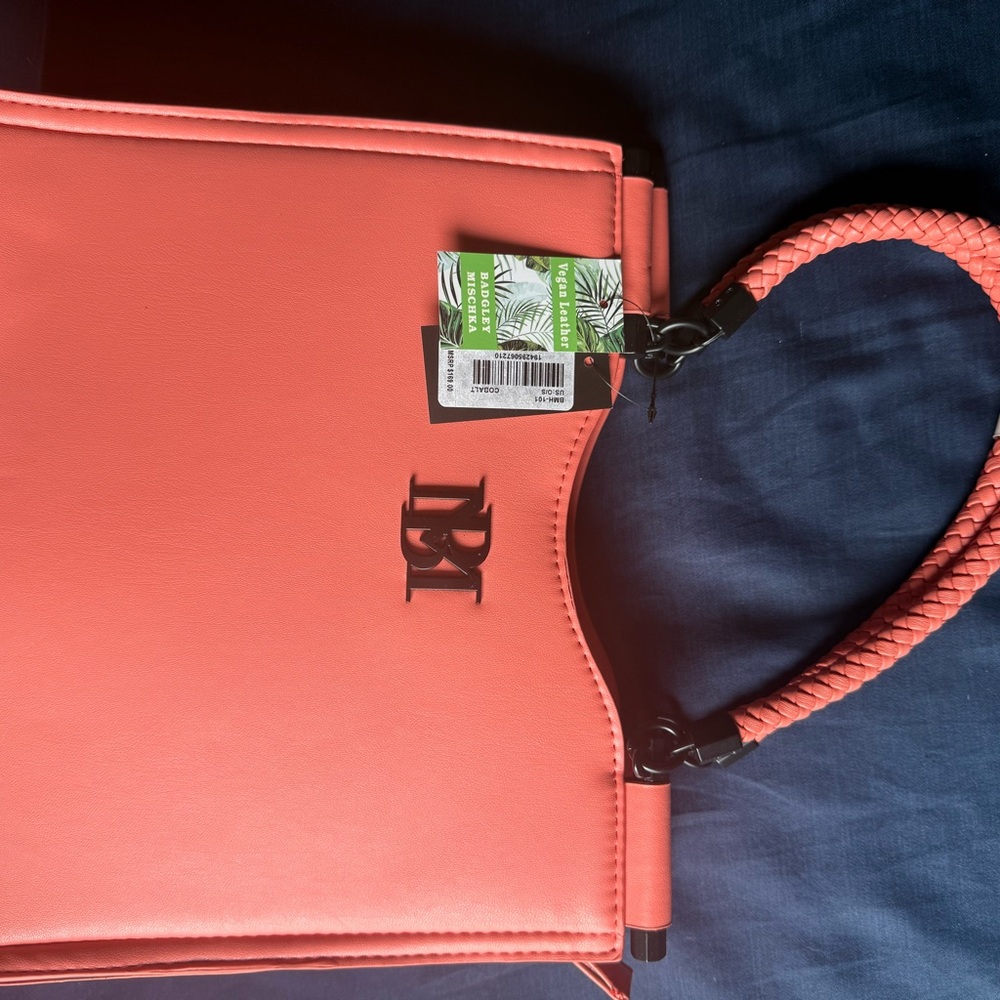 Badgley Mischka Coral Tote Bag
